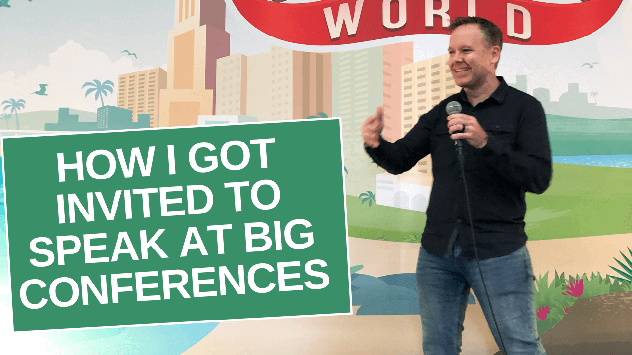 Featured image for “How I Got Invited to Speak at Big Conferences”