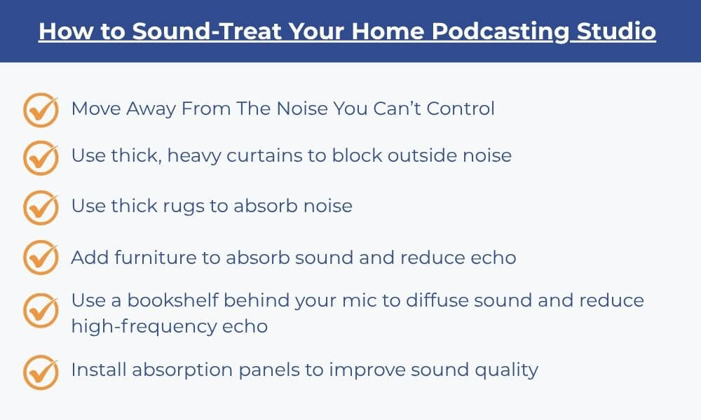 sound treat home podcasting studio